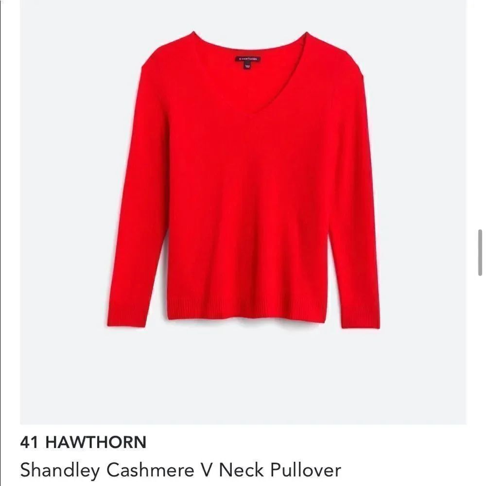 CASHMERE V neck pullover from stitch fix! - Picture 2 of 14